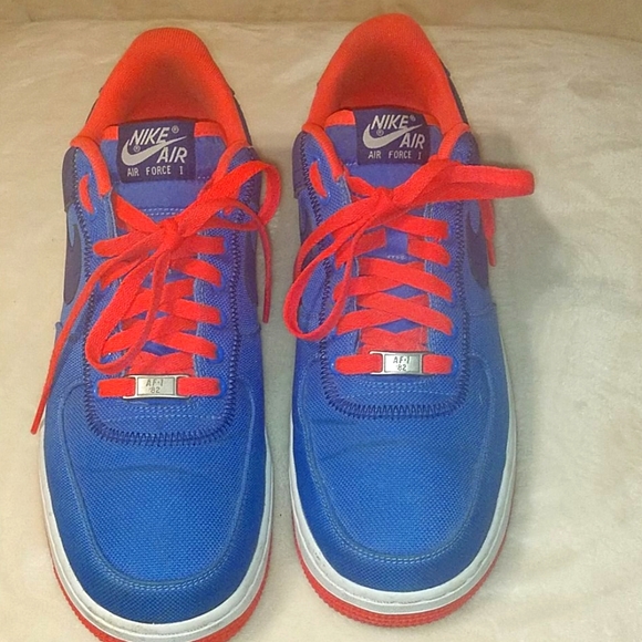 Nike Other - Nike Air Force 1 Low Distance Blue Atomic Red Shoe